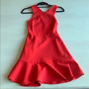 Red Zara dress
